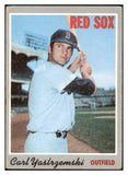 1970 Topps Baseball #010 Carl Yastrzemski Red Sox VG 510609