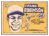 1970 Topps Baseball #463 Frank Robinson A.S. Orioles VG 510611