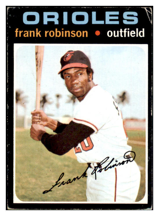 1971 Topps Baseball #640 Frank Robinson Orioles VG 510647