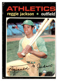 1971 Topps Baseball #020 Reggie Jackson A's VG 510649