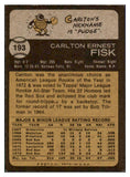 1973 Topps Baseball #193 Carlton Fisk Red Sox NR-MT 510658