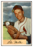 1954 Bowman Baseball #158 Stu Miller Cardinals EX 510675