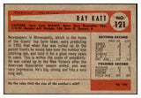 1954 Bowman Baseball #121 Ray Katt Giants EX 510676