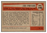 1954 Bowman Baseball #190 Joe Presko Cardinals EX 510684