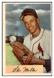 1954 Bowman Baseball #158 Stu Miller Cardinals EX 510685