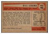 1954 Bowman Baseball #093 Bill Serena Cubs EX-MT 510689