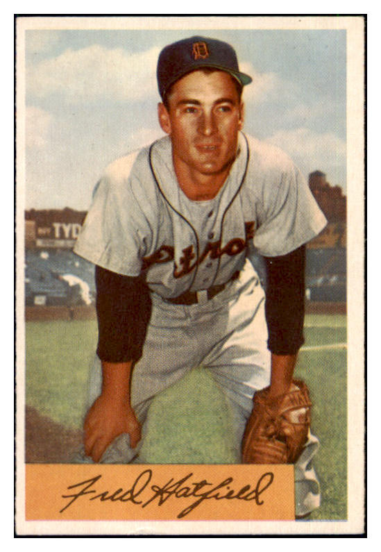 1954 Bowman Baseball #119 Fred Hatfield Tigers EX-MT 510691