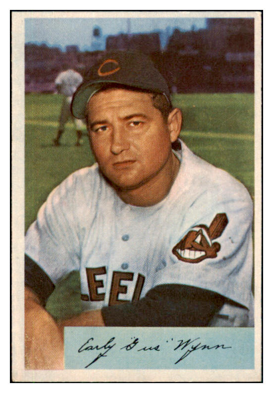 1954 Bowman Baseball #164 Early Wynn Indians EX-MT 510695