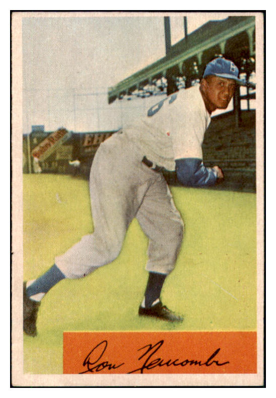 1954 Bowman Baseball #154 Don Newcombe Dodgers EX 510696