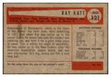 1954 Bowman Baseball #121 Ray Katt Giants VG-EX 510702