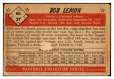 1953 Bowman B&W Baseball #027 Bob Lemon Indians FR-GD 510704