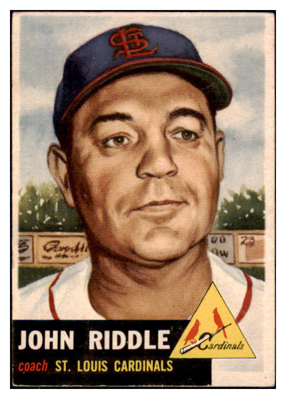 1953 Topps Baseball #274 John Riddle Cardinals EX-MT 510706