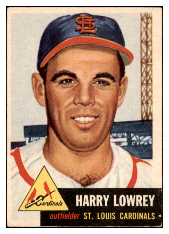 1953 Topps Baseball #016 Peanuts Lowrey Cardinals EX 510729