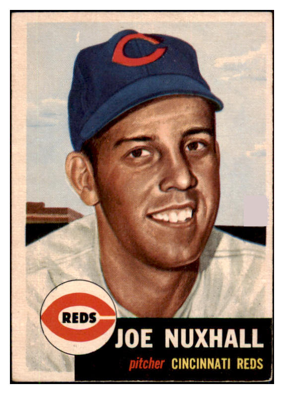 1953 Topps Baseball #105 Joe Nuxhall Reds EX 510735