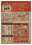 1953 Topps Baseball #149 Dom DiMaggio Red Sox EX 510744