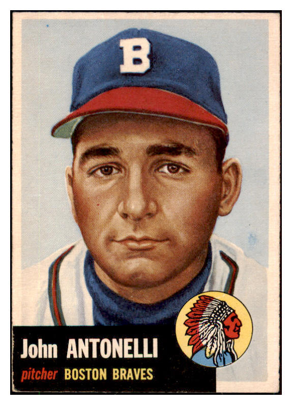 1953 Topps Baseball #106 John Antonelli Braves VG-EX 510749