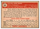 1952 Topps Baseball #164 Walt Dubiel Cubs EX-MT 510768