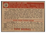 1952 Topps Baseball #130 Sheldon Jones Giants EX 510775