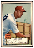 1952 Topps Baseball #074 Andy Hansen Phillies EX Black 510778