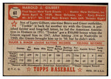 1952 Topps Baseball #061 Tookie Gilbert Giants VG Red 510785