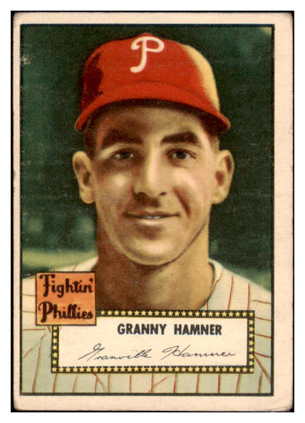 1952 Topps Baseball #221 Granny Hamner Phillies VG 510786