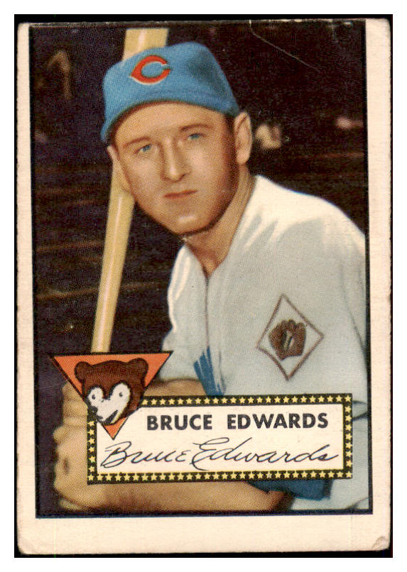 1952 Topps Baseball #224 Bruce Edwards Cubs GD-VG 510787