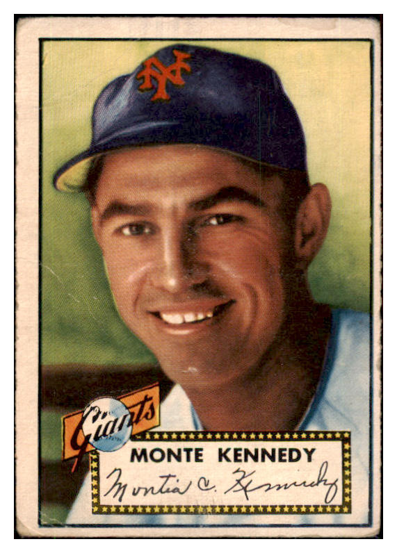 1952 Topps Baseball #124 Monte Kennedy Giants GD-VG 510794