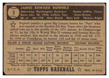 1952 Topps Baseball #002 Pete Runnels Senators Good Black 510797