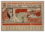 1956 Topps Baseball #026 Grady Hatton Red Sox NR-MT Gray 510800