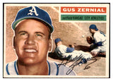 1956 Topps Baseball #045 Gus Zernial A's EX-MT White 510815