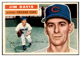 1956 Topps Baseball #102 Jim Davis Cubs EX Gray 510826