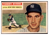 1956 Topps Baseball #215 Tommy Byrne Yankees EX 510829