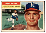 1956 Topps Baseball #244 Bob Buhl Braves EX 510832