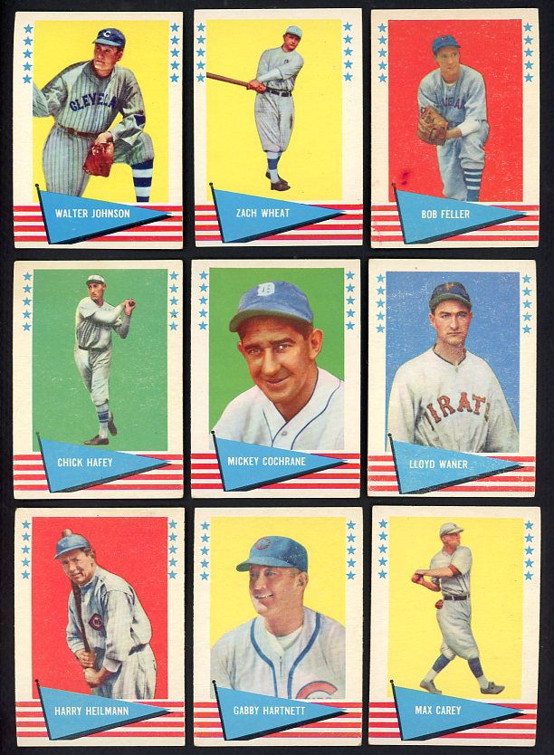 1961 Fleer Set Lot 30 Diff VG-EX/EX Johnson Feller 510845