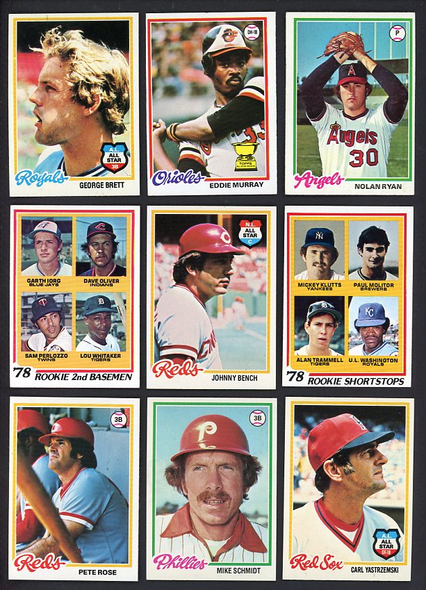 1978 Topps Baseball Complete Set EX+/EX-MT Molitor Murray 510878