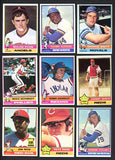 1976 Topps Baseball Complete Set EX-MT Eckersley Brett Aaron 510889