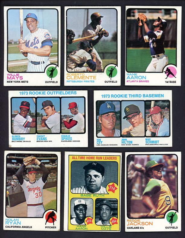 1973 Topps Baseball Complete Set VG/VG-EX Clemente Schmidt 510901