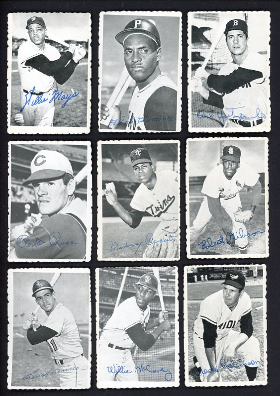 1969 Topps Baseball Deckle Edge Complete Set VG-EX/EX 510944