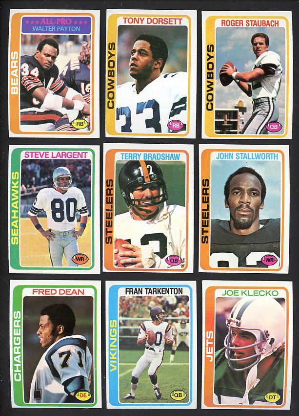 1978 Topps Football Complete Set EX-MT Dorsett Payton 510973