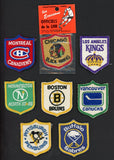 1970 NHL Hockey Logo Crest Patches Set Lot 8 Diff Canadiens 510998