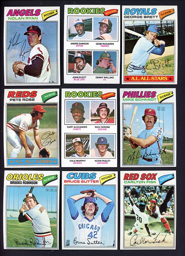 1977 Topps Baseball Complete Set EX-MT/NR-MT Dawson Ryan 511017