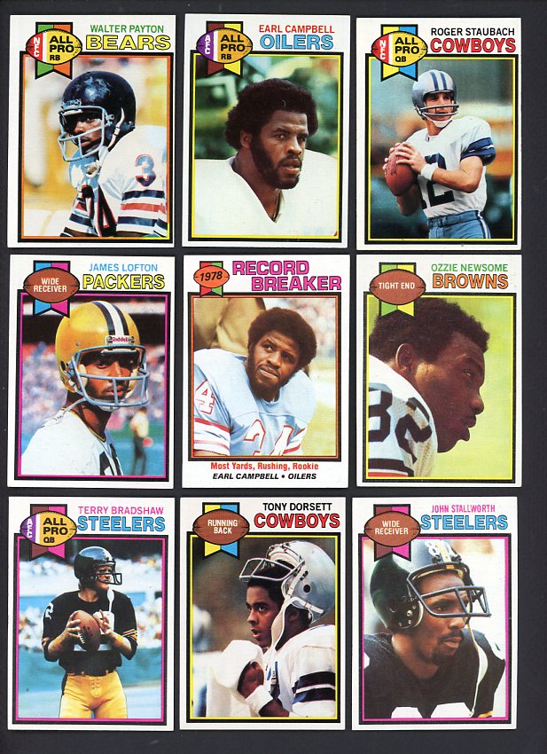 1979 Topps Football Complete Set EX-MT/NR-MT Campbell Payton 511021