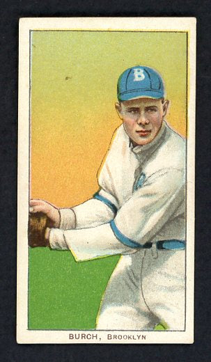 1909-11 T206 T 206 Al Burch Dodgers EX 511174