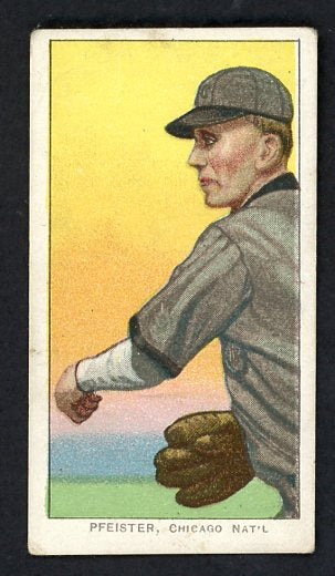 1909-11 T206 T 206 Jake Pfiester Cubs VG-EX 511237