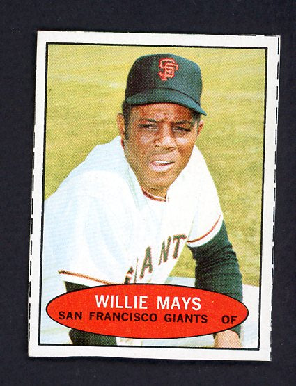 1971 Bazooka Baseball Unnumbered Willie Mays Giants NR-MT 511282