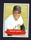 1971 Bazooka Baseball Unnumbered Willie Mays Giants NR-MT 511282