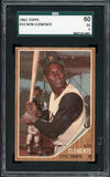 1962 Topps Baseball #010 Roberto Clemente Pirates SGC 5 EX 511297