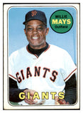 1969 Topps Baseball #190 Willie Mays Giants VG-EX 511315