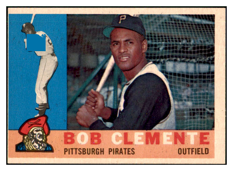 1960 Topps Baseball #326 Roberto Clemente Pirates VG-EX 511318