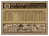 1961 Topps Baseball #388 Roberto Clemente Pirates EX-MT 511321